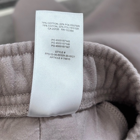 TNA Cozy Fleece High Rise Joggers in Taupe 27” - Description! - Picture 7 of 10